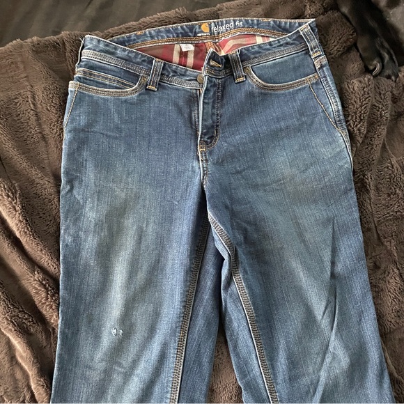 Carhartt flannel lined pants Size 6 Tall - Picture 3 of 5